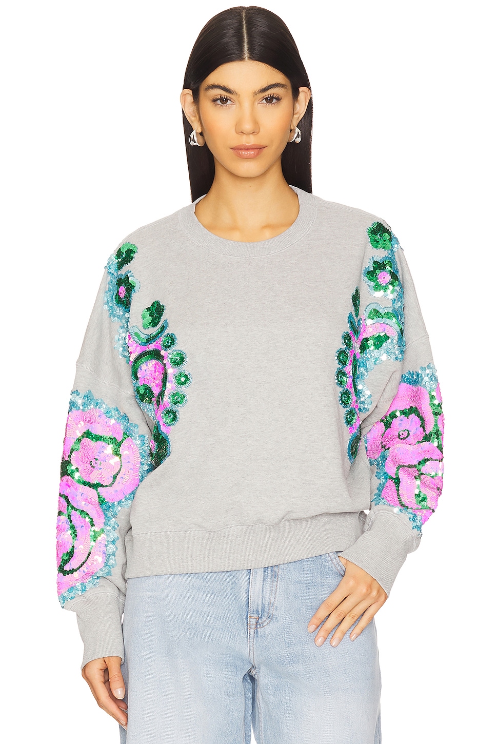 

Свитшот с вышивкой Hecrazy Essentiel Antwerp, nimbus cloud