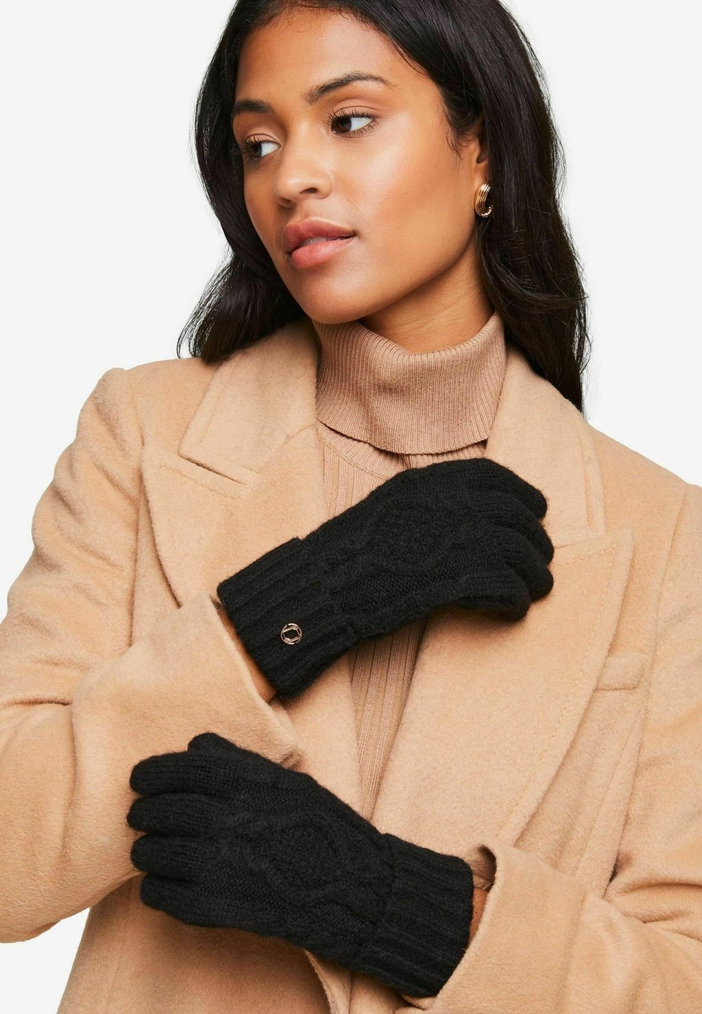 

Перчатки COSY CABLE Lipsy, черный