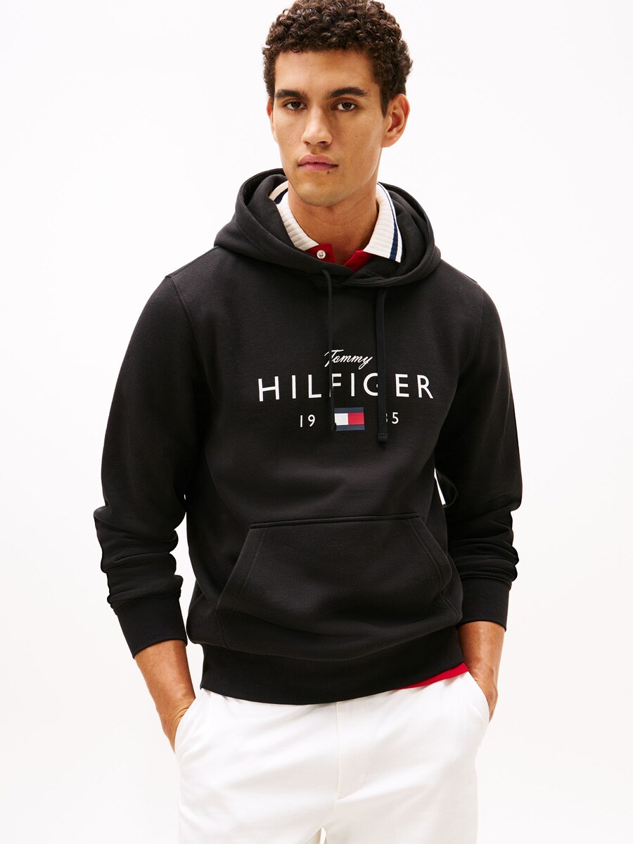 Толстовка TOMMY HILFIGER BRAND LOVE, черный — фото 2