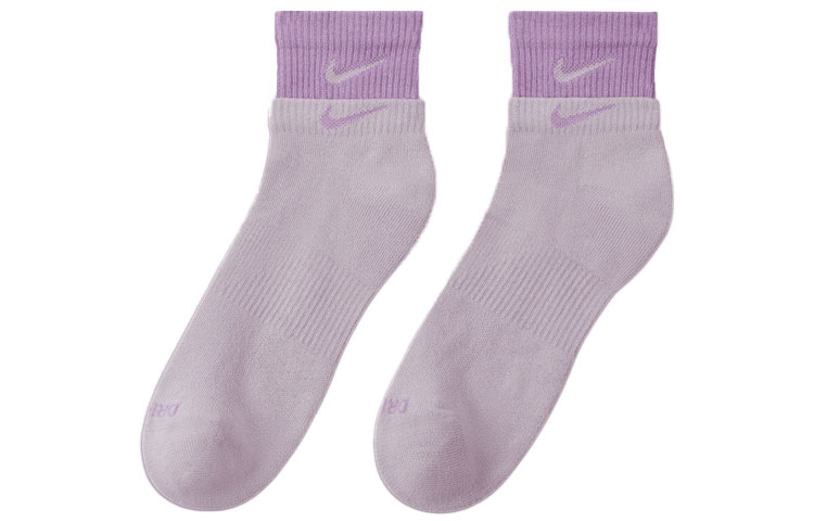 Унисекс носки мид-кальф Nike, 1 pack (серый фиолетовый) — фото 2