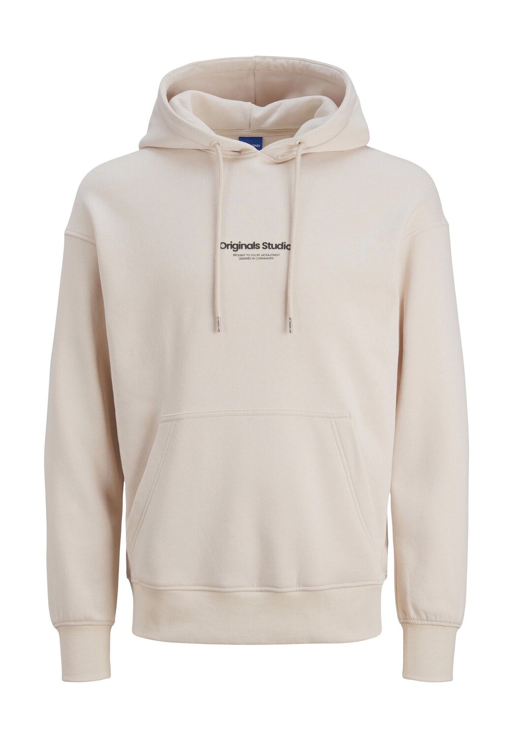 

Худи, логотип, капюшон, для мужчин Jack & Jones, цвет Moonbeam