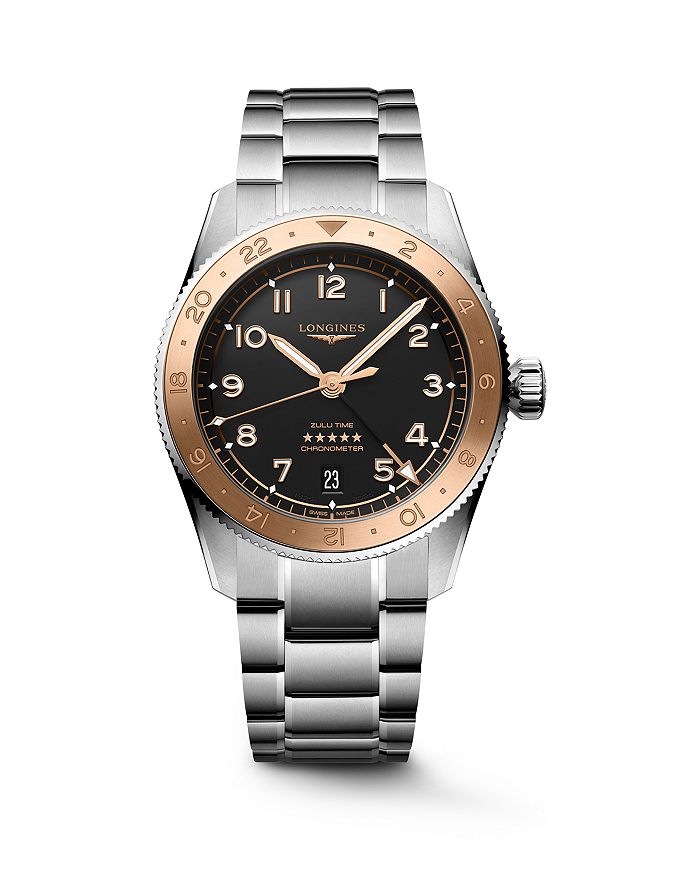 

Spirit Zulu Time 1925, часы, 39 мм Longines, черный