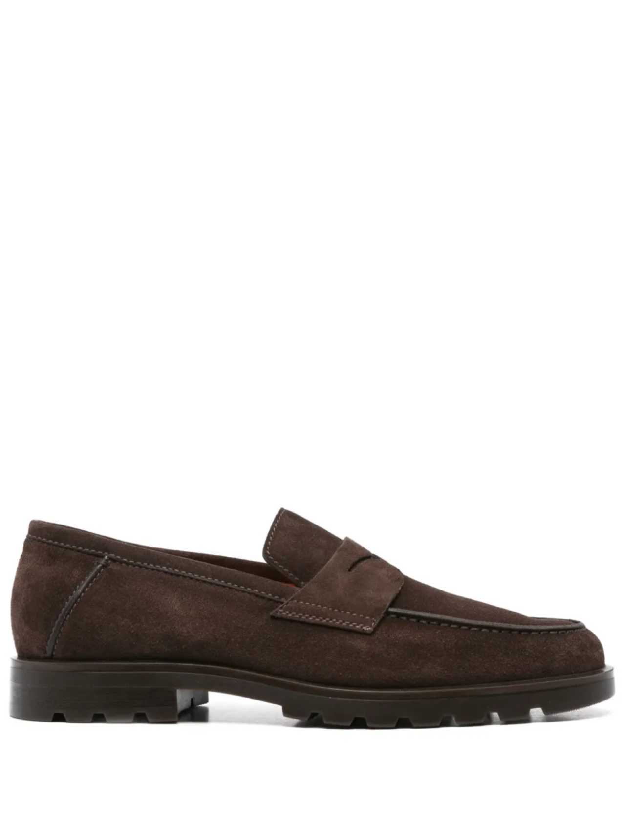 

Замшевые мокасины Santoni