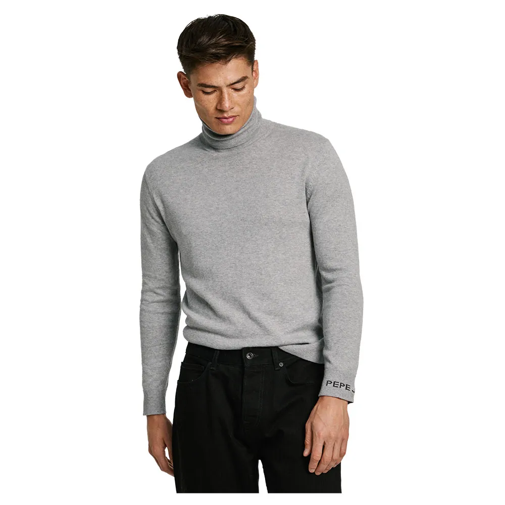 

Свитер Pepe Jeans New Andre high neck, серый