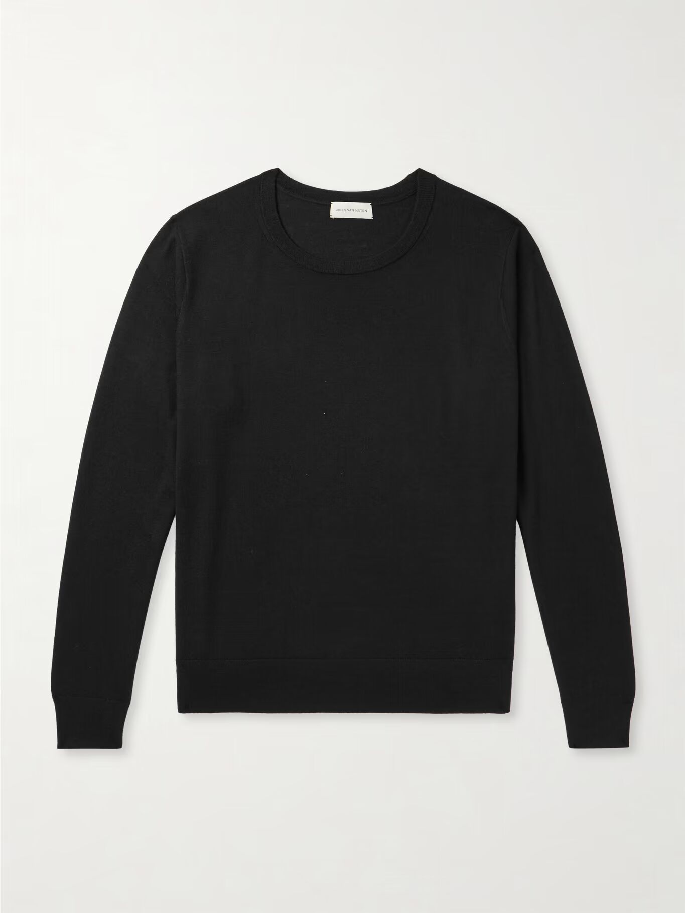 

Толстовка из мериносовой шерсти DRIES VAN NOTEN, черный