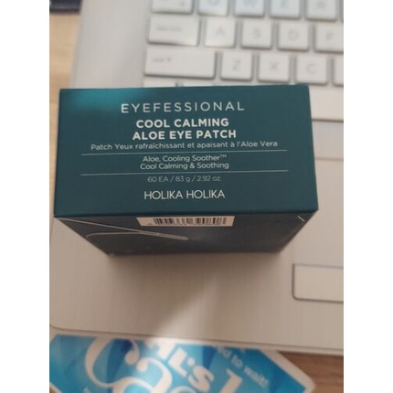 

Охлаждающие успокаивающие патчи для глаз с алоэ Holika Holika