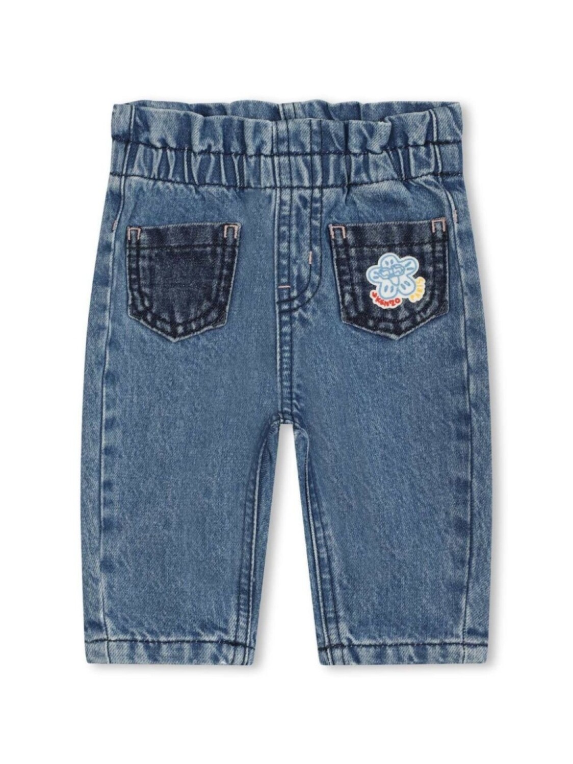 

Kenzo Kids брюки с логотипом, синий