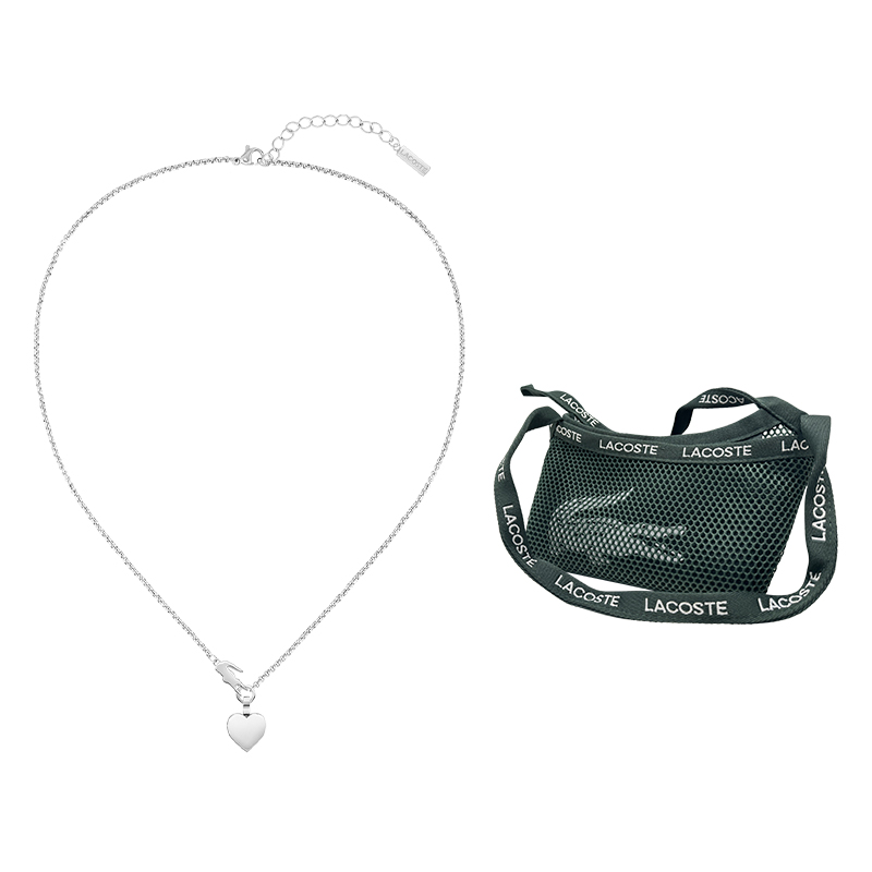 

LACOSTE Ожерелье-цепочка из нержавеющей стали на ключицу Women's Silver 2040024