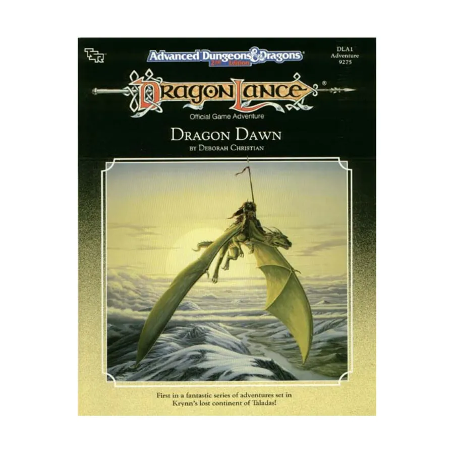 

Модуль Dragon Dawn, Dragonlance - Modules & Adventures