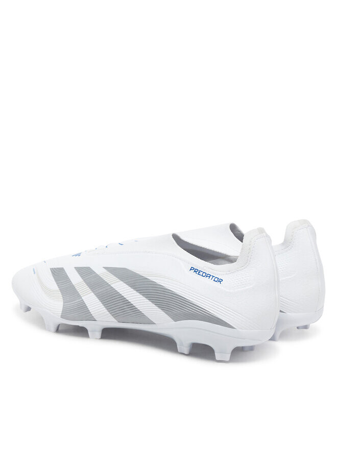 Футбольные бутсы adidas Predator League Laceless Firm/Multi-Ground ID3860, белый — фото 3