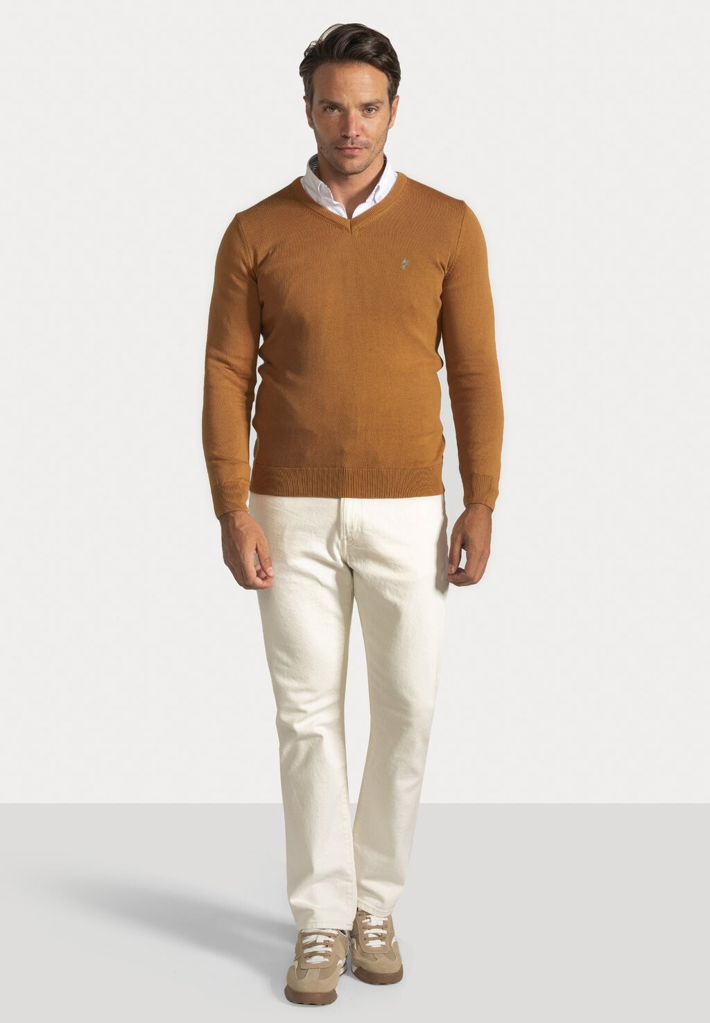 

Свитер 2 Pack V Neck Jacey Quinn, цвет latte brown indigo