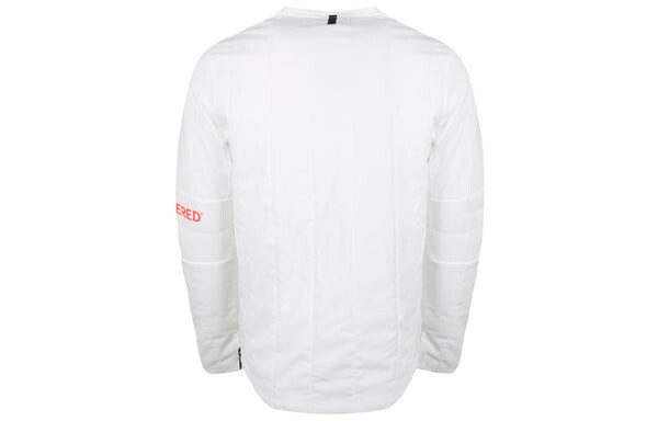 Толстовка Air Jordan 23 Engineered Quilted Round Neck Pullover logo Sports Long Sleeves White, белый — фото 2