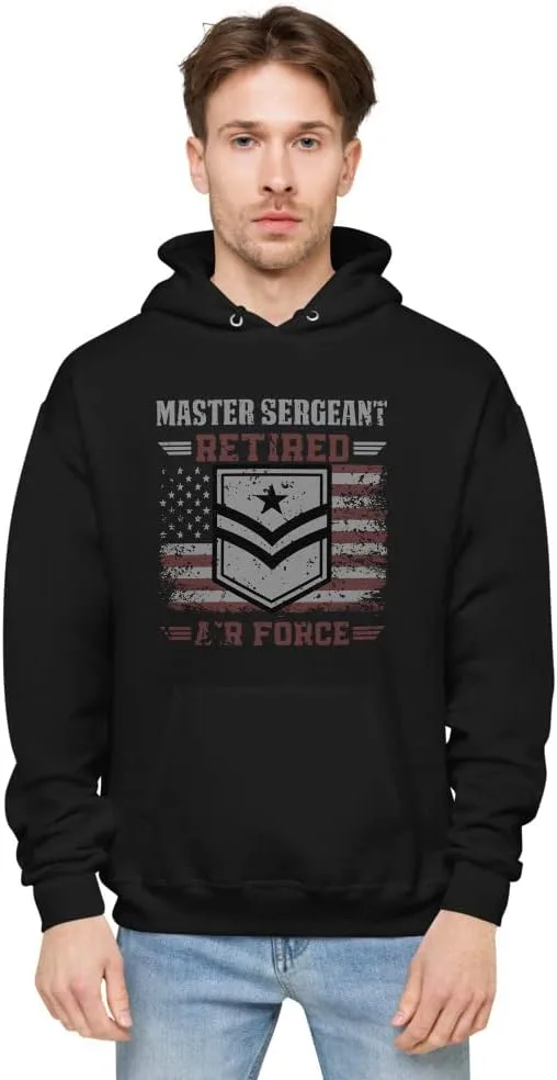 

Толстовка Retired Master Sergeant Fleece hoodie, Air Force Veteran