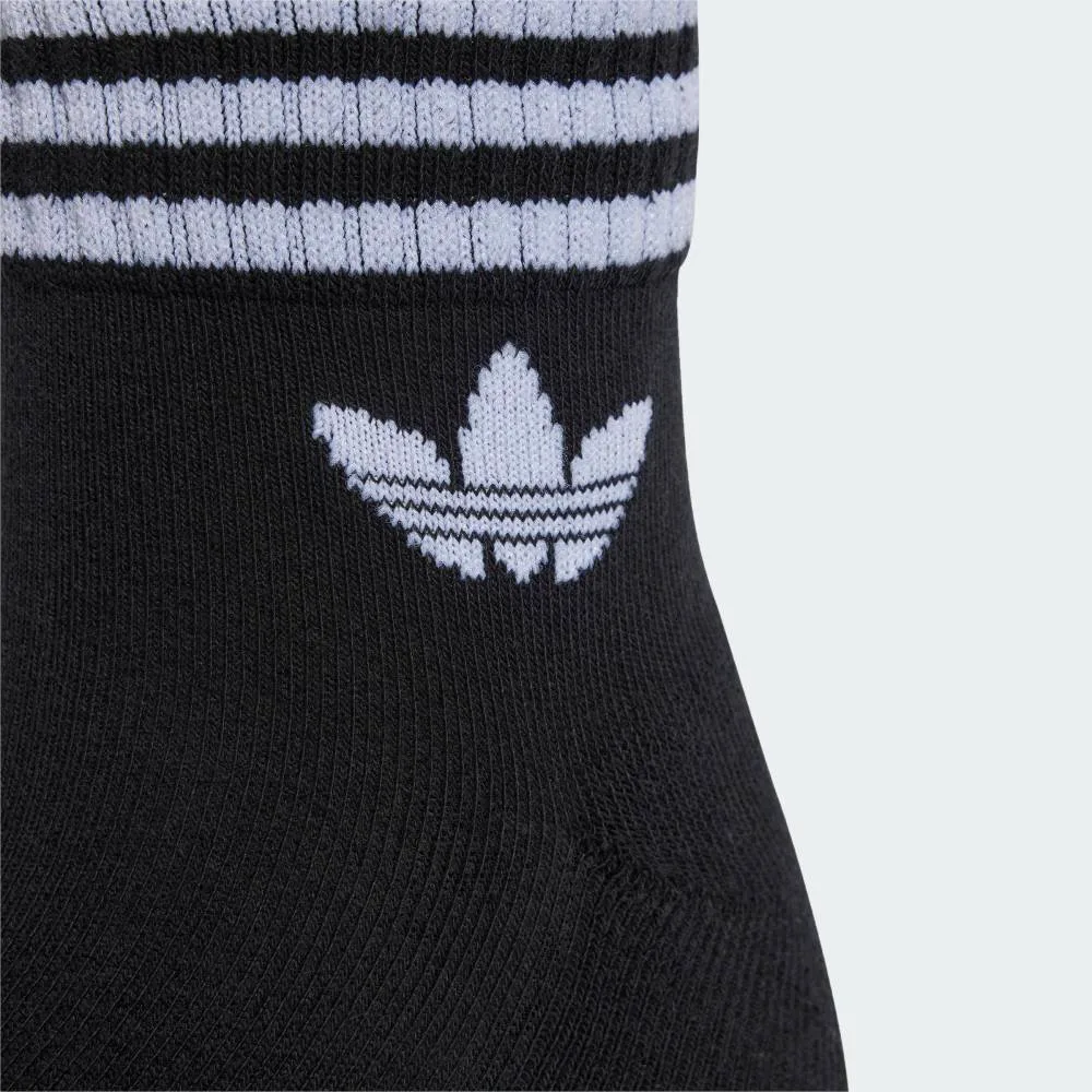 Носки Three Stripes до щиколотки, комплект из 3 пар Adidas, black — фото 3