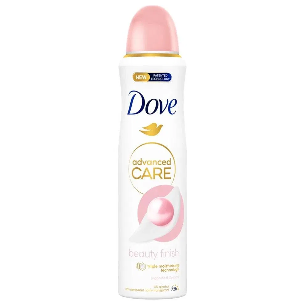 Женский антиперспирант-спрей «Beauty Finish» от Dove Advanced Care Dove