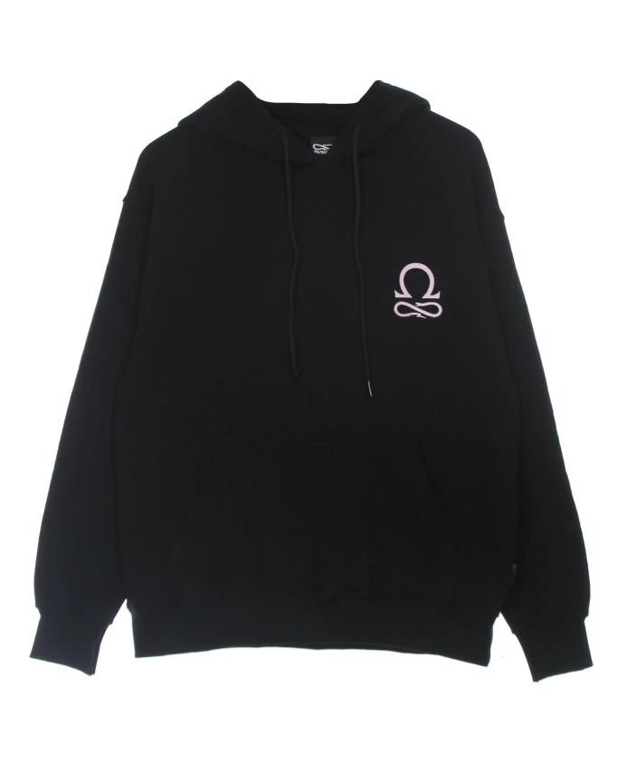 

Черная/Розовая толстовка с капюшоном "Criminal" из легкой ткани Propaganda, черный