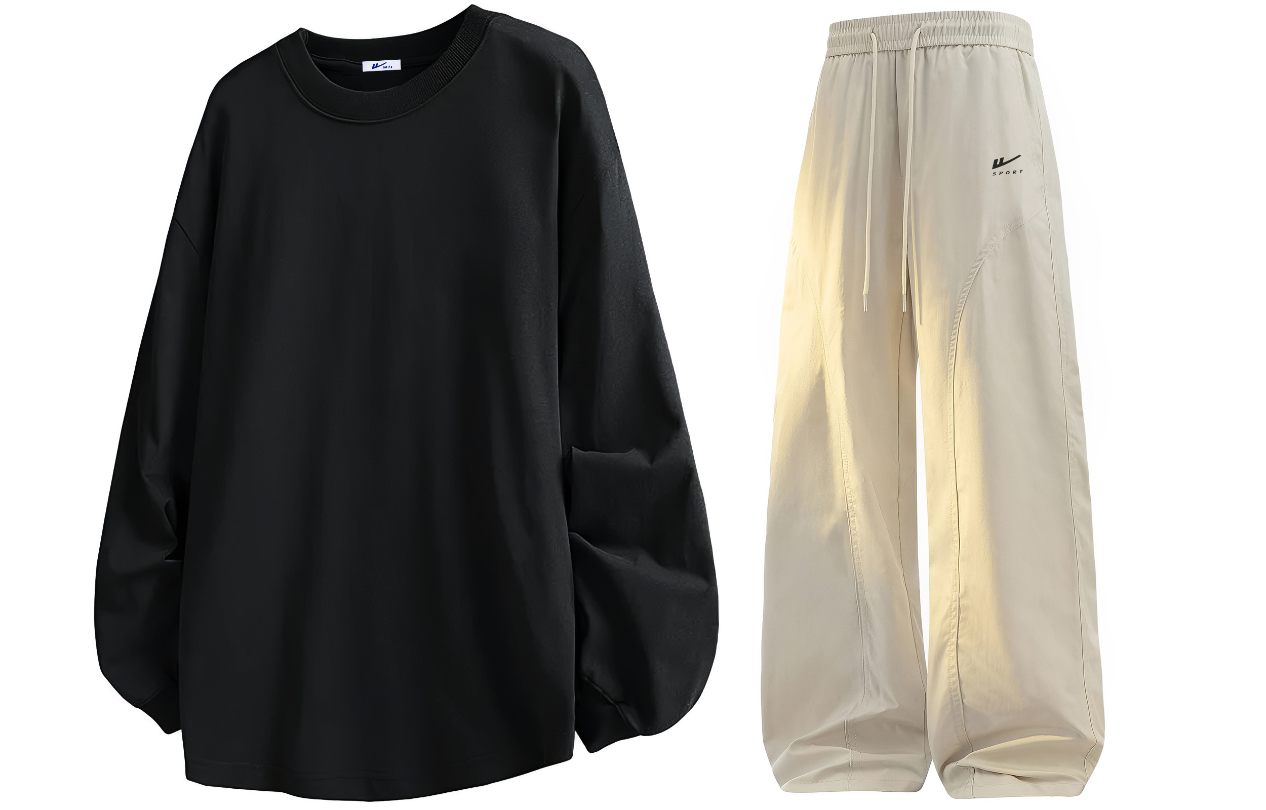 

Спортивная коллекция: повседневные костюмы унисекс с круглым вырезом умеренного кроя WARRIOR, черный+оранжевый[clothing sets]