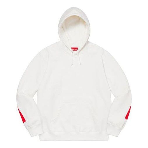 

Толстовка big logo hooded sweatshirt 'white red' Supreme, белый