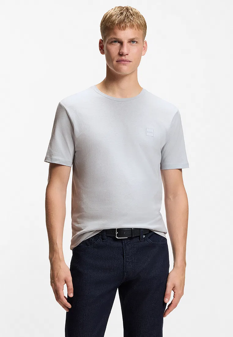 Футболка с коротким рукавом, Tales Tee, BOSS Orange, серый