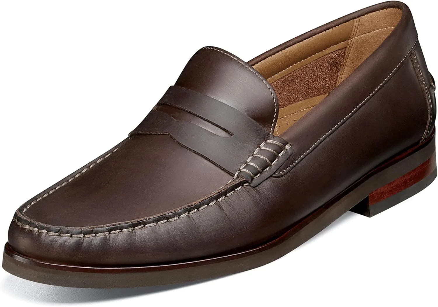 Лоферы с мыском Florsheim, Brown Crazy Horse