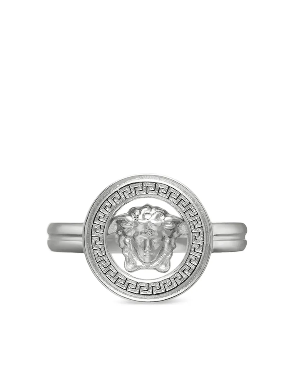

Кольцо с украшением «Медуза '95» VERSACE, серебяный