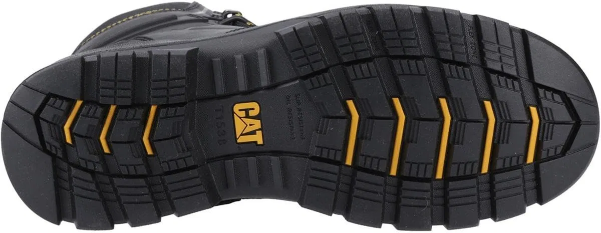 Мужские водонепроницаемые защитные ботинки Caterpillar Striver XL, высота подошвы 8 дюймов, Black Yellow — фото 3