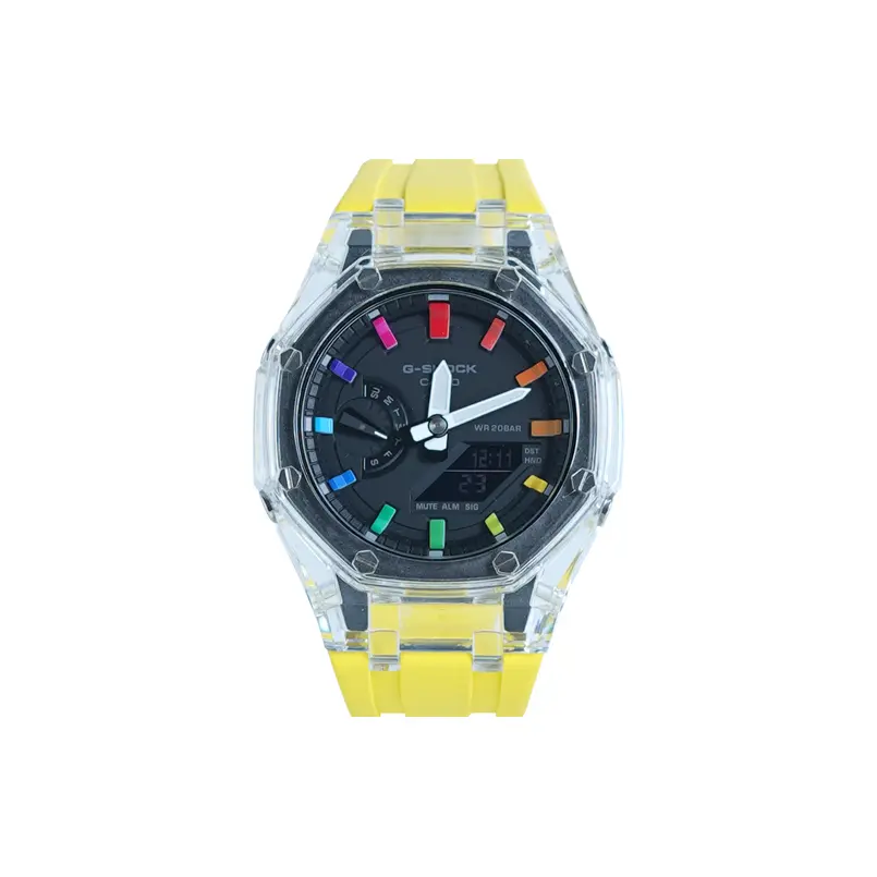 

CASIO Часы Men Liquid Crystal/Analog Dual Display Series 48.5mm Black Watch