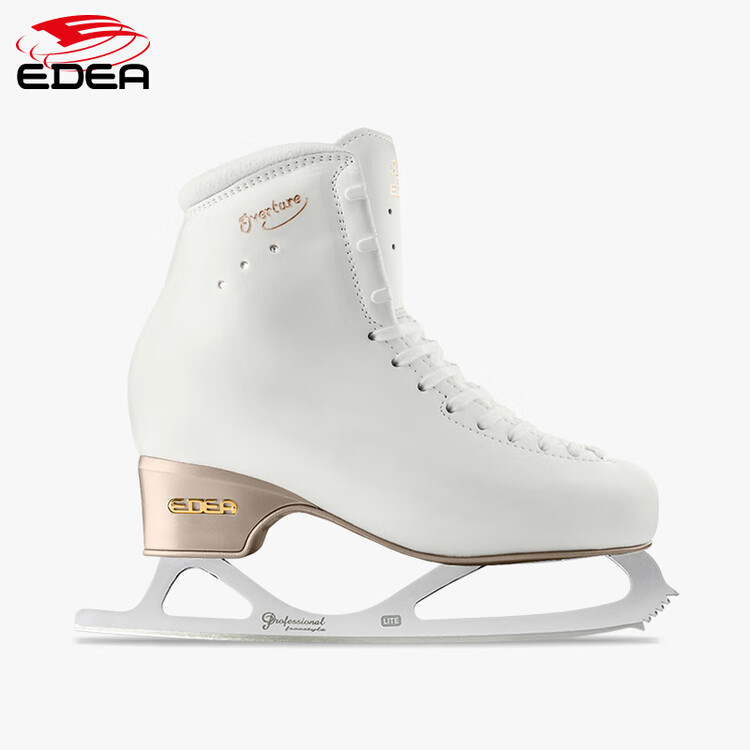 

EDEA Официальные 3-Star Overture коньки для фигурного катания MK Professional Lite Intermediate Lightweight Blades, White C Standard Version + Pro Lite Intermediate Lightweight Blades, размер 35 (235)