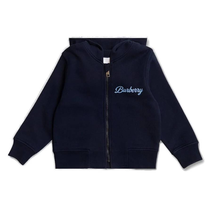 

Барберри Кидс Лого Стрипт Зипд Худи Burberry, синий