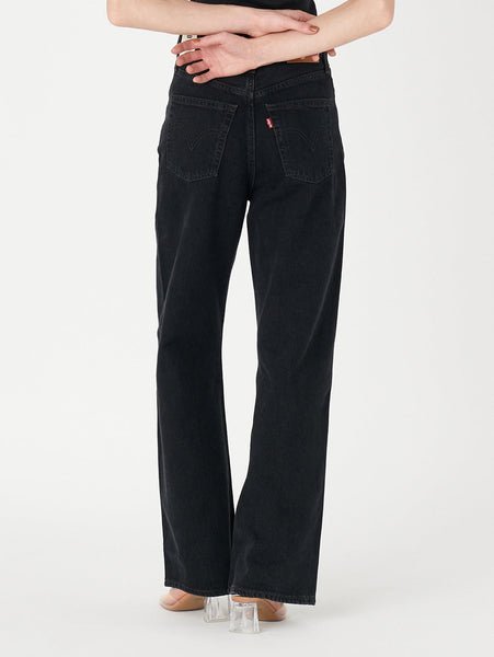 Джинсы РЕБЕРНЯЯ ШИРОКАЯ НОЖКА ЧЕРНАЯ ROSIE POSIE Levi'S, Blacks — фото 4