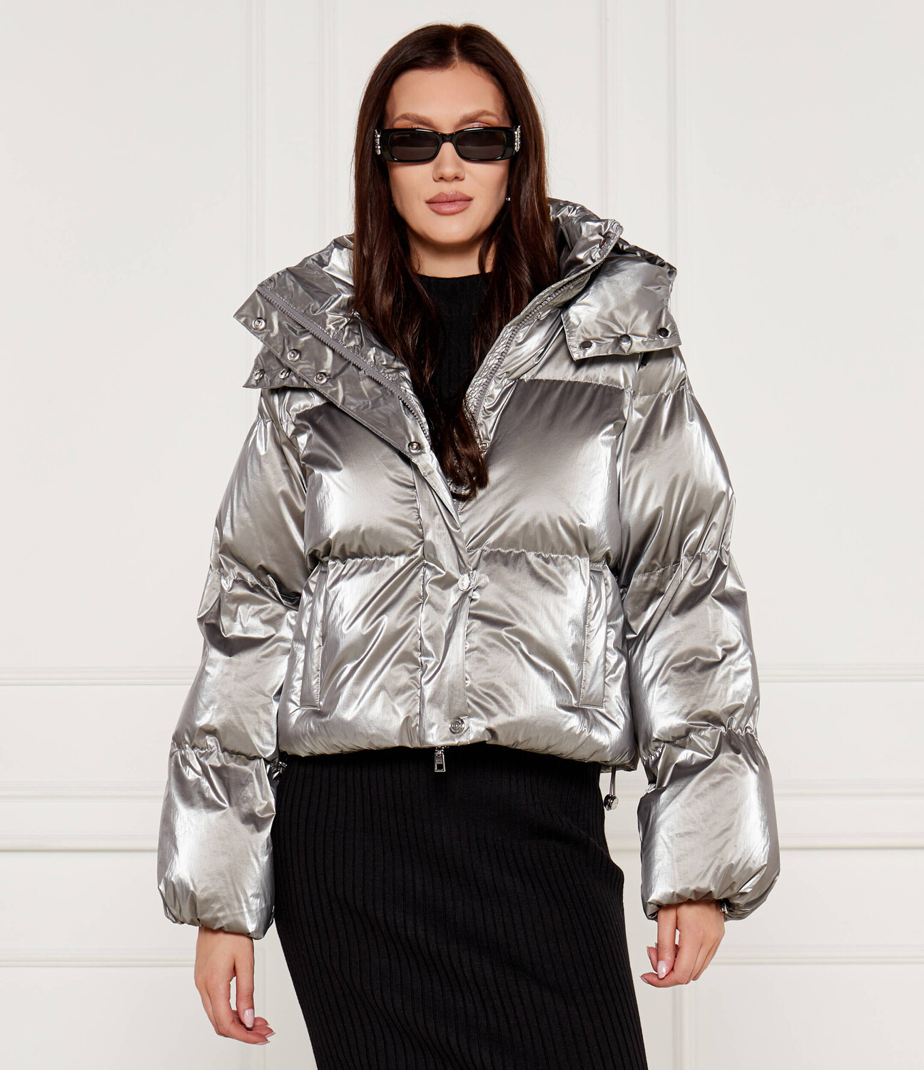 

Куртка Elisabetta Franchi Regular Fit, цвет metallico