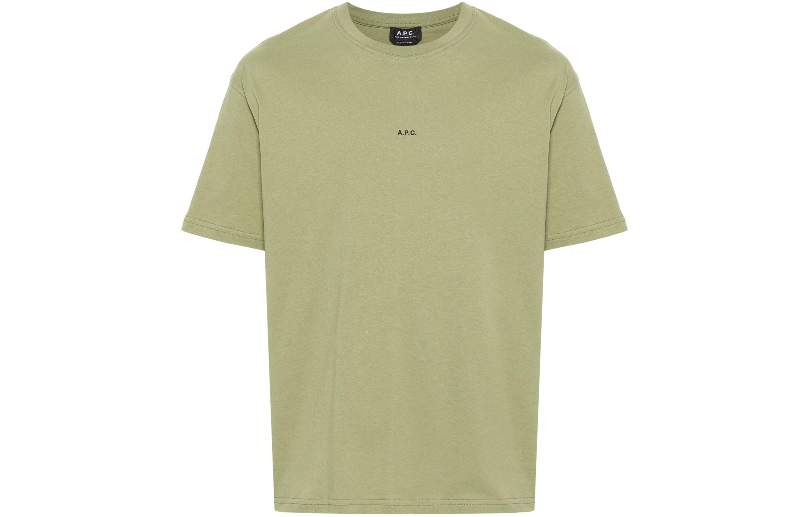 

Футболка A.P.C с принтом логотипа Kyle, светло-оливковый зеленый