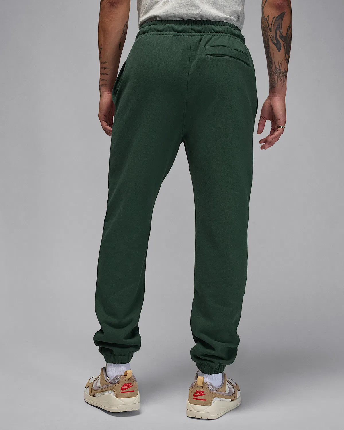 Мужские штаны Jordan Flight Fleece, Midnight Green/Vintage Green — фото 2