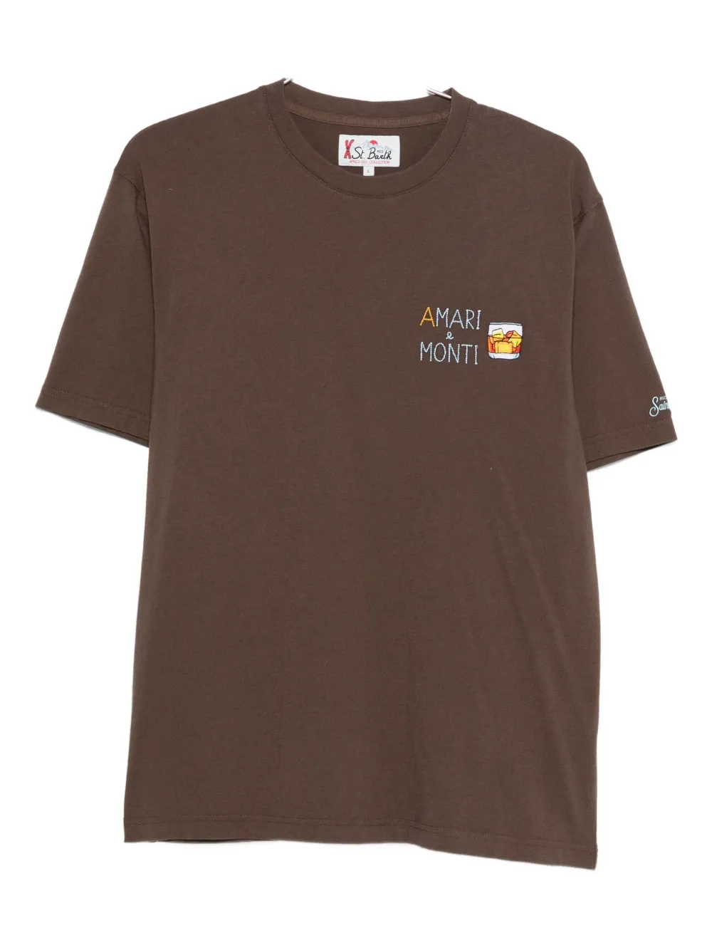 

Вышитая футболка Arnott Mc2 Saint Barth, коричневый