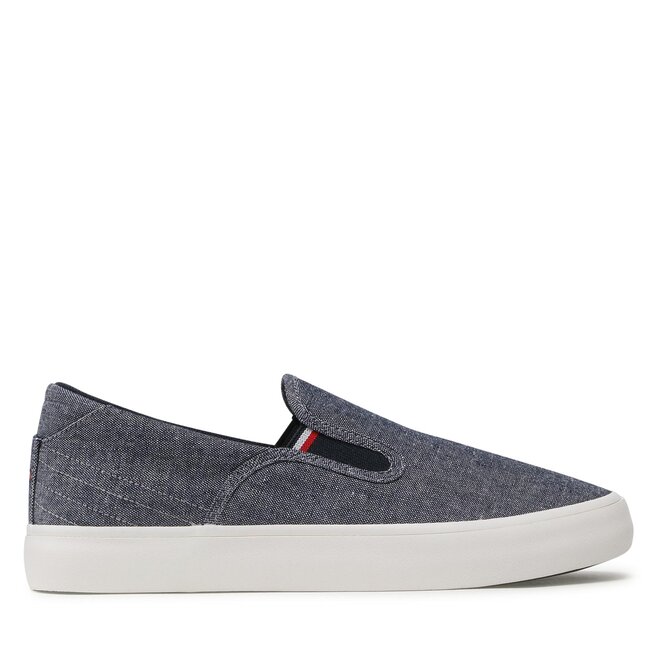 

Кроссовки Tommy Hilfiger Th Hi Vulc Core Low Slip On FM0FM04734 Desert Sky DW5, темно-синий