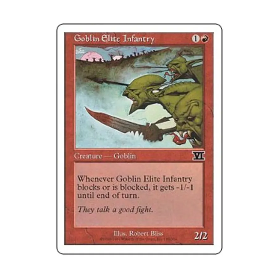 

CCG Гоблинская элитная пехота (C), MTG - 6th Edition (Classic)