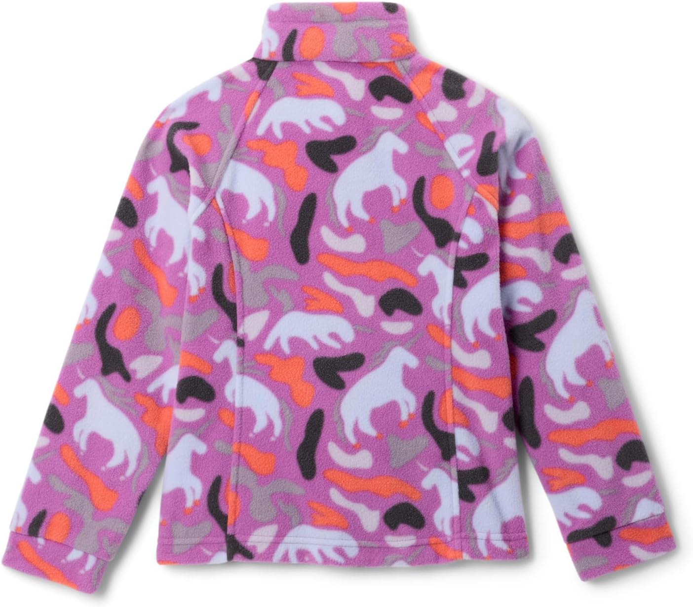 Детская флисовая куртка Columbia Kids Benton Springs II с принтом, Razzle Uniflauge — фото 2