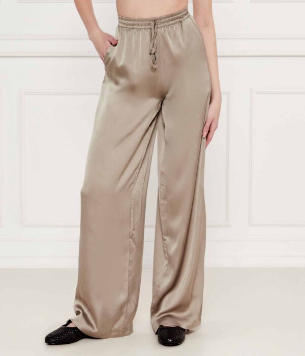

Атласные брюки инес Flare fit Guess Jeans, хаки