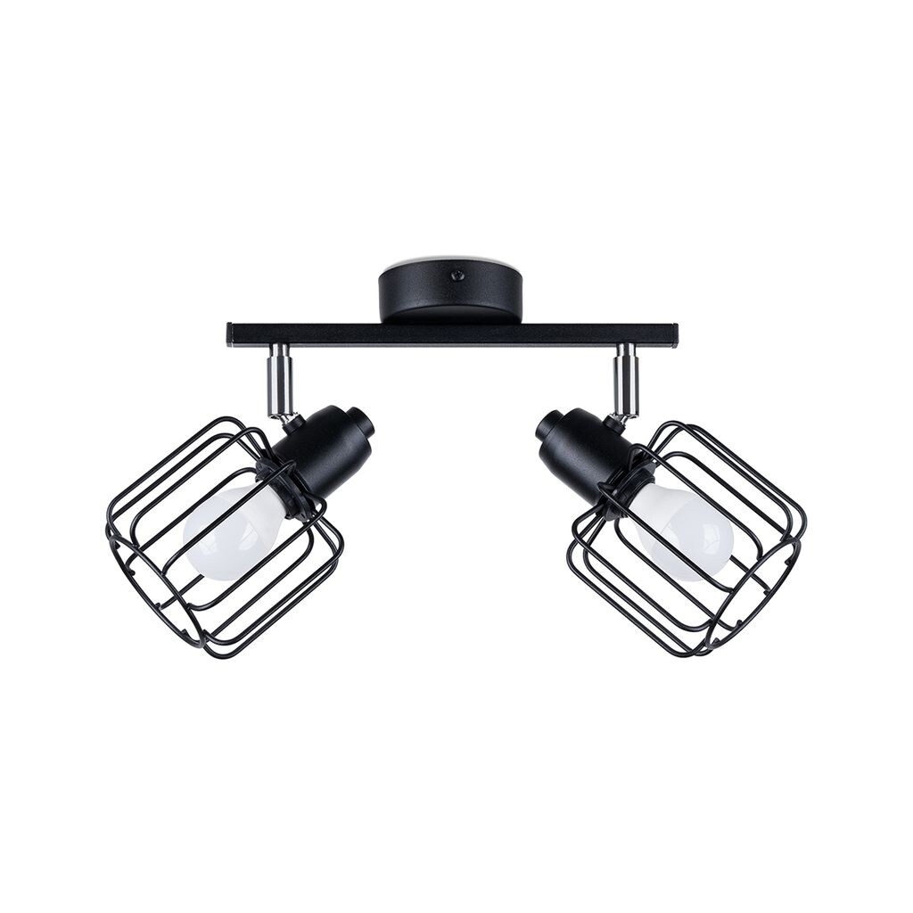 

Потолочный светильник BELUCI 2 черный 2xE14 40Вт сталь 19x17x27см Sollux Lighting