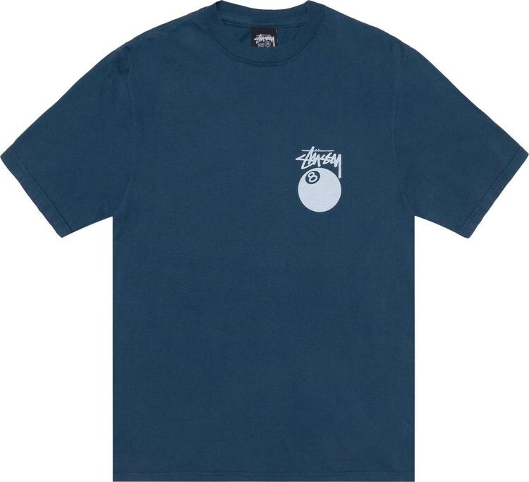 

Футболка Stussy 8 Ball 'Navy', синий
