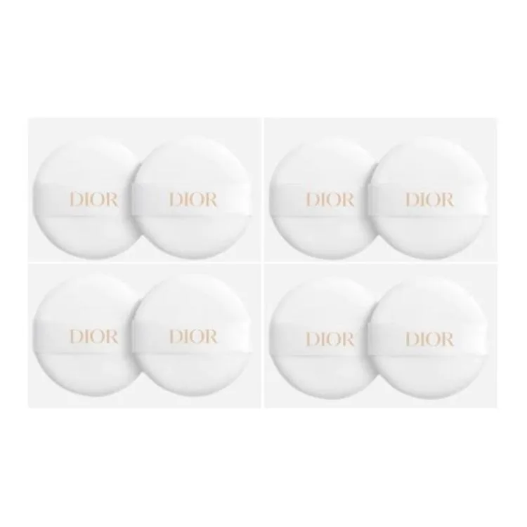 DIOR Кремовая воздушная подушечка для рассыпчатой пудры, 2 Pcs — фото 4