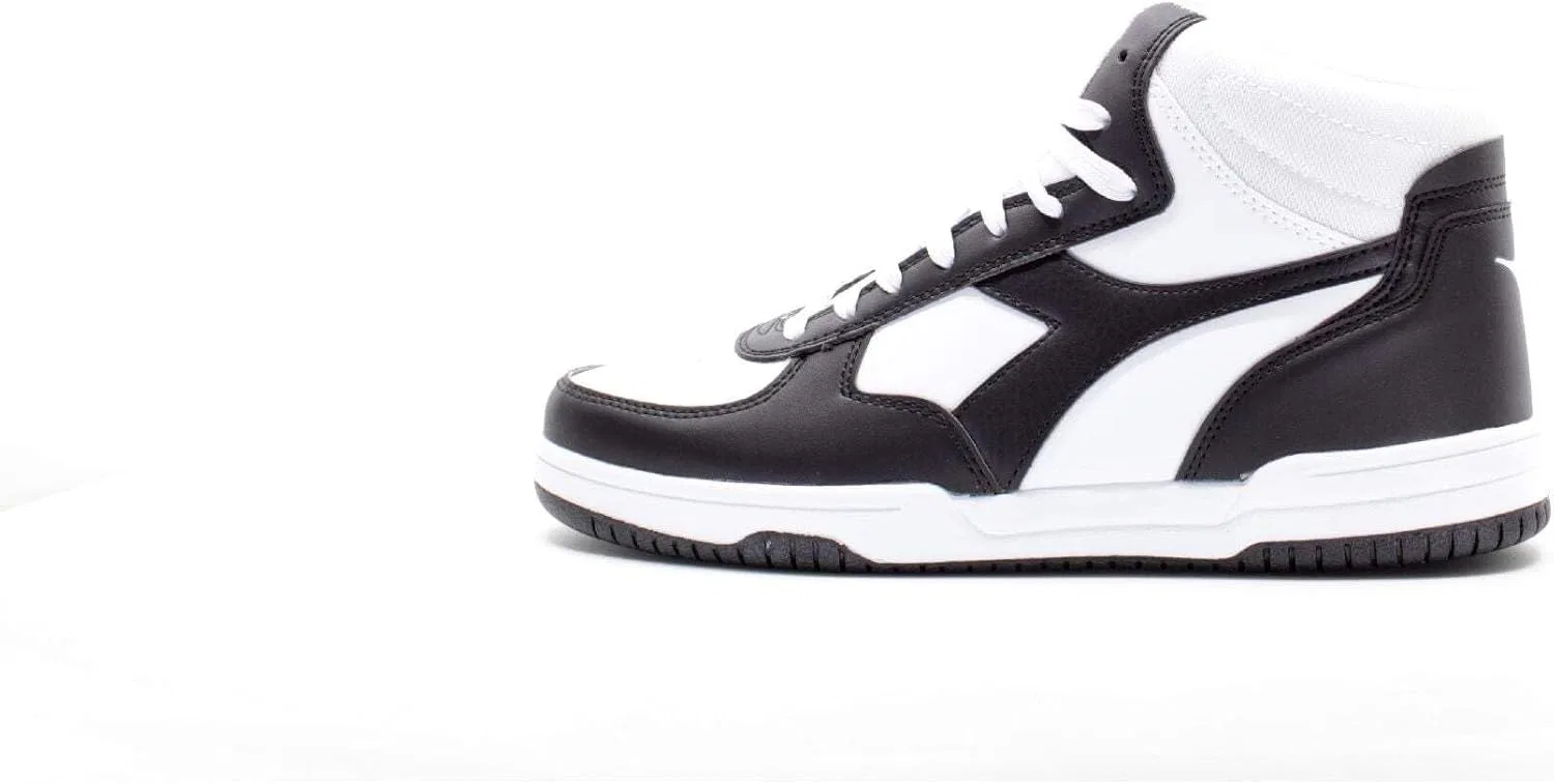 Гимнастические кроссовки Diadora Unisex Raptor Mid, 3-White Black