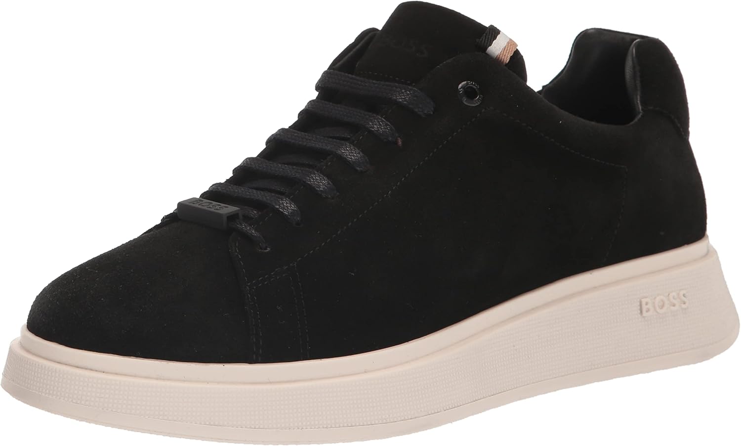 

BOSS мужские замшевые кроссовки на резиновой подошве, Galaxy Black