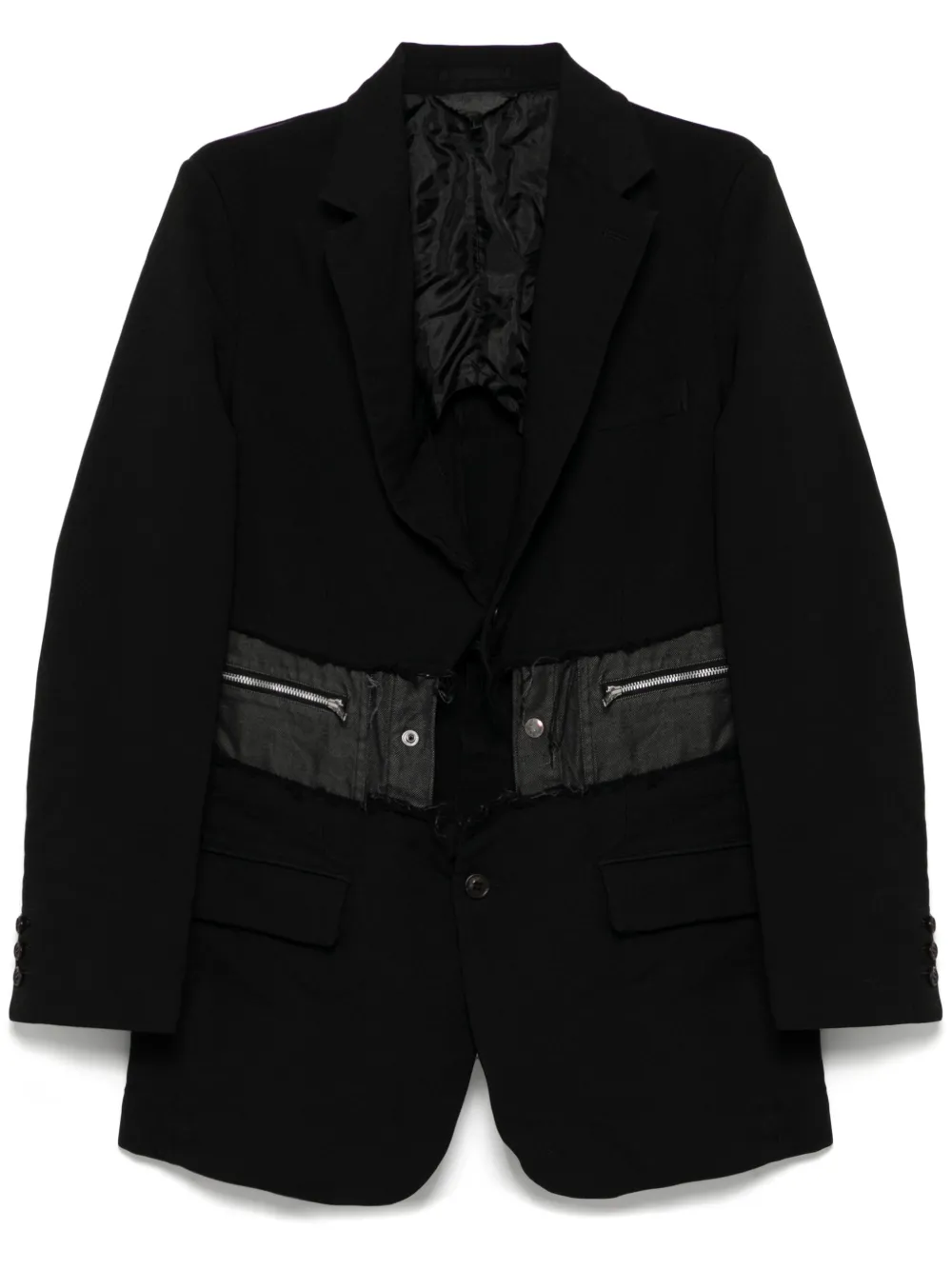 

Однобортный пиджак Black Comme Des Garçons, черный