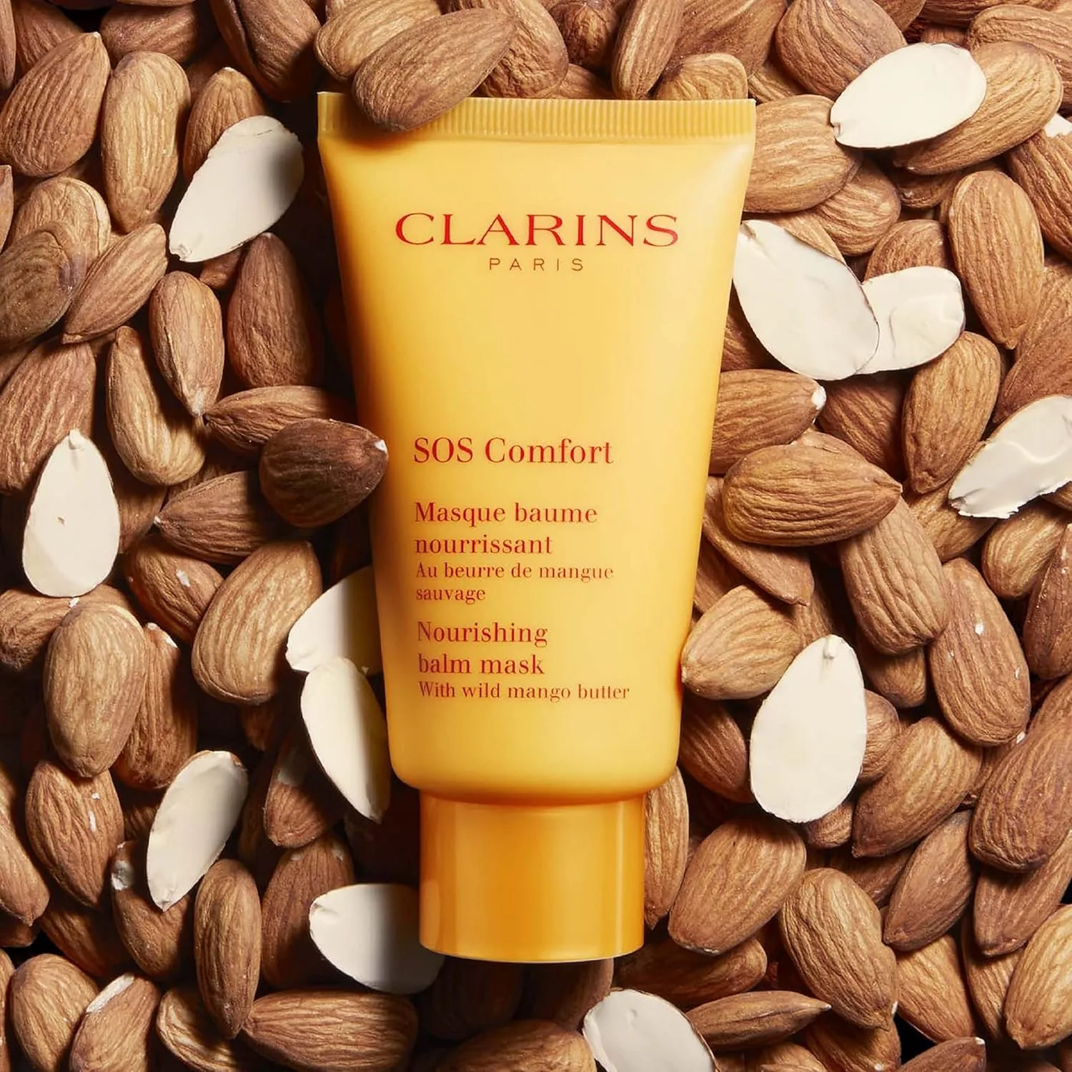 Маска для лица Clarins — SOS Comfort Nourishing Balm Mask | Улучшает комфорт, смягчает и интенсивно питает кожу за, 65 г — фото 3