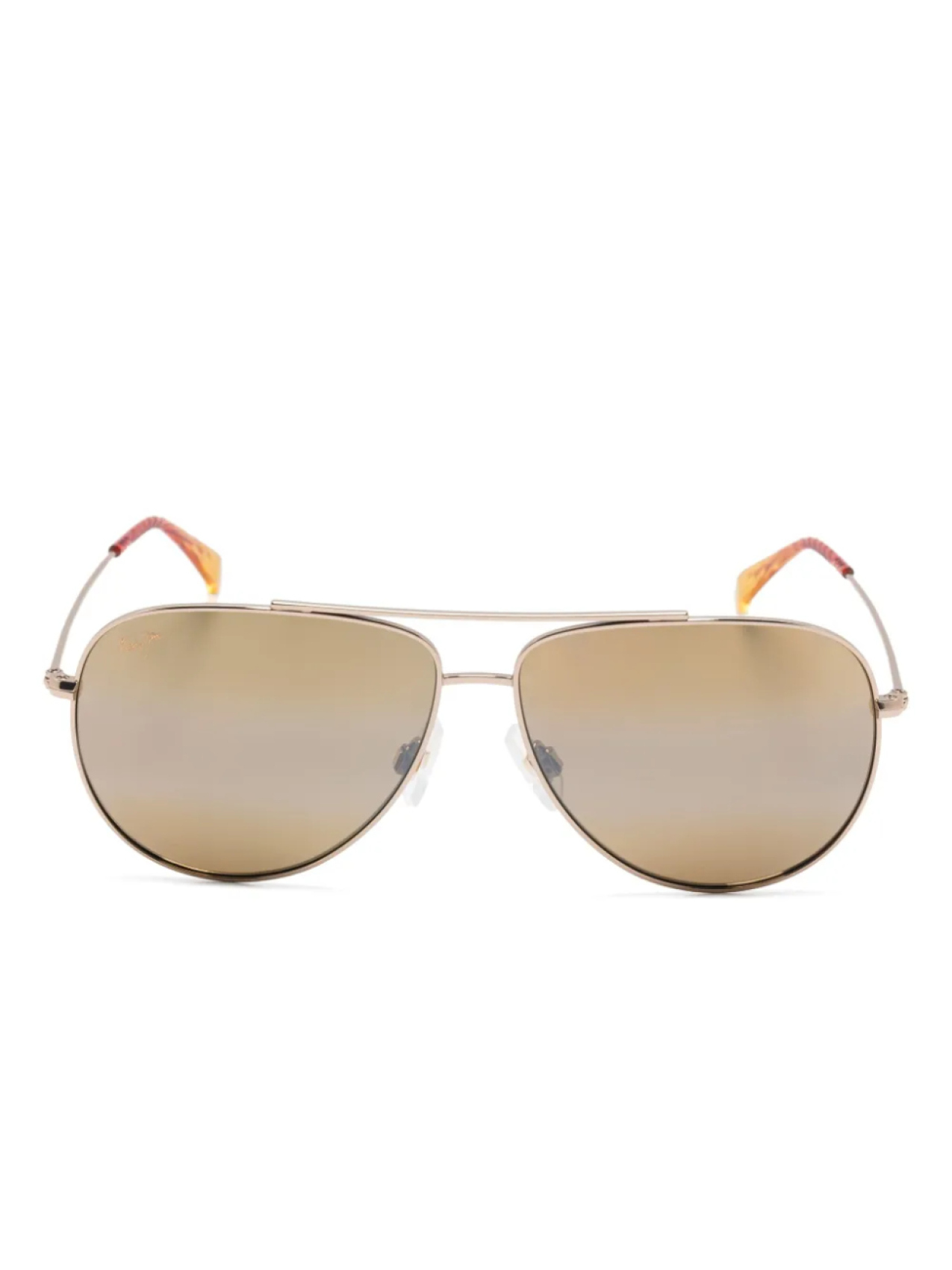 

Солнцезащитные очки в оправе «пилот» Maui Jim, золотой