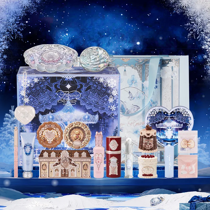 Flower Knows SNOW HOUSE Box Natural Matte No Transfer Clear New Year Gift, Icing Sugar Snow Tower — фото 4