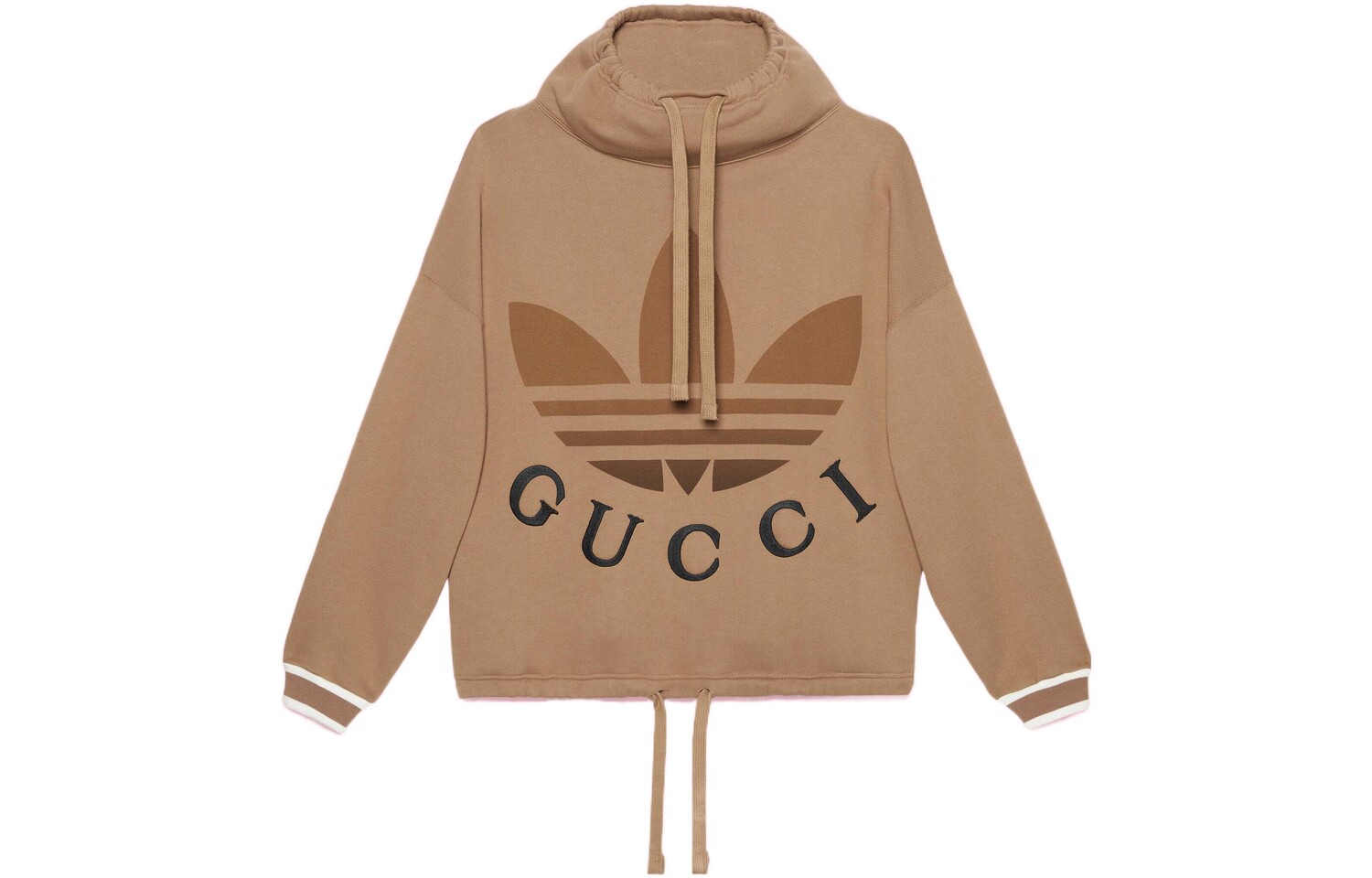 

Толстовка женская Adidas X Gucci, темно-бежевый