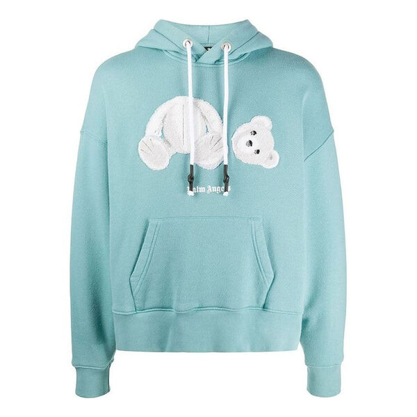 

Толстовка ice bear hoodie 'aquamarine' Palm Angels, голубой