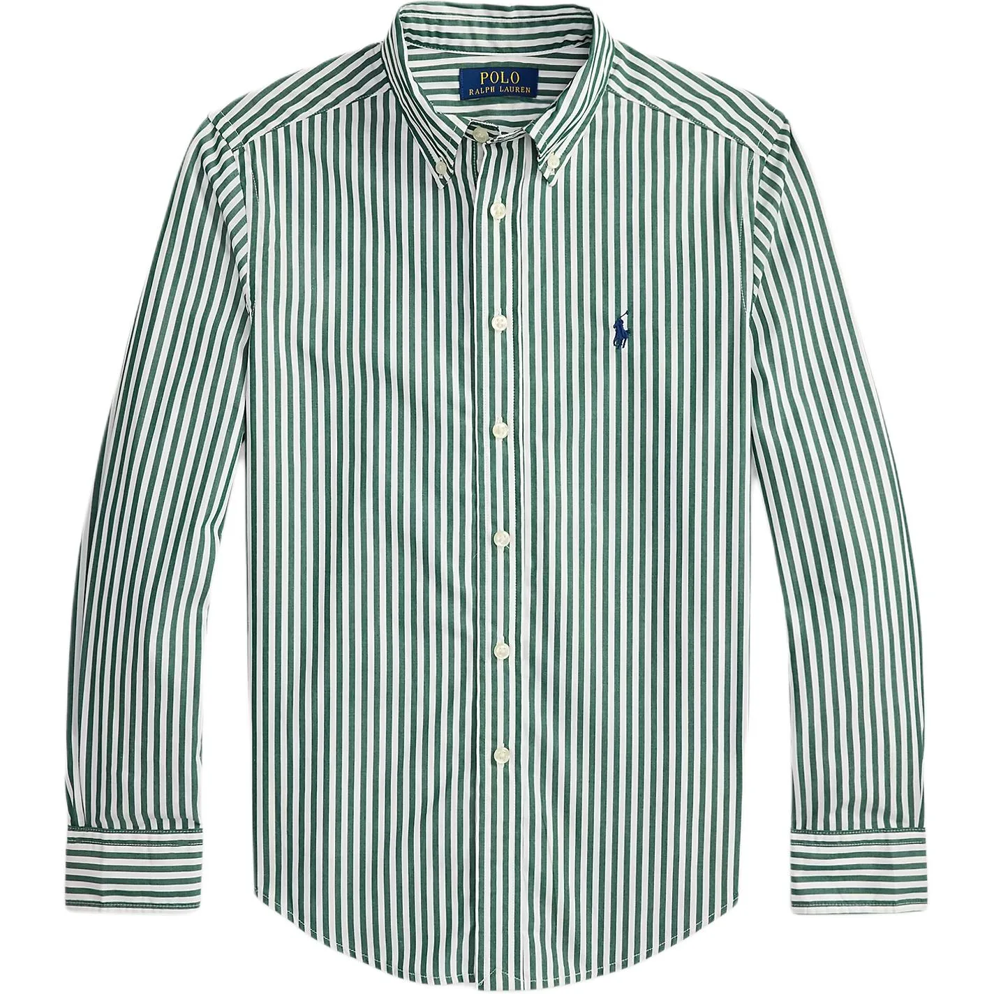 Повседневная Рубашка FW25 для детей Polo Ralph Lauren, New Forest Green/White
